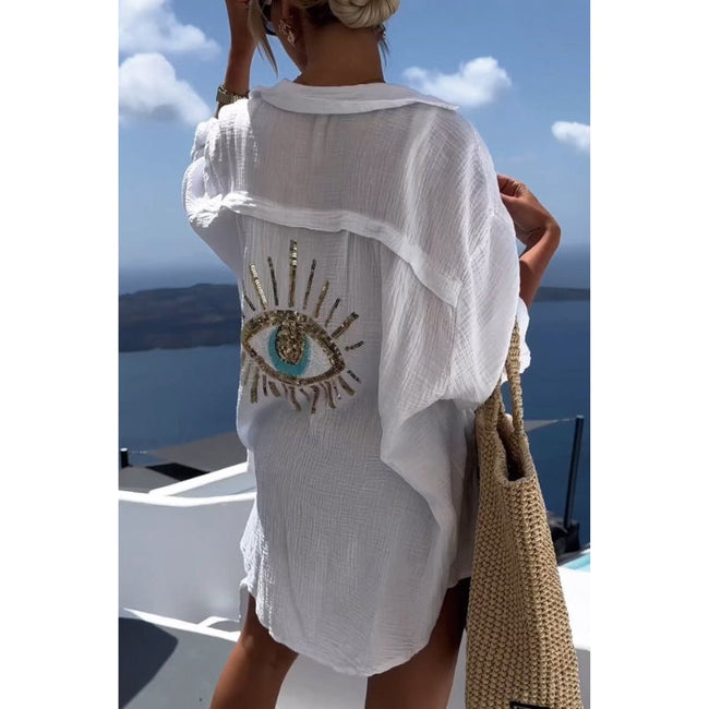 Linnen Dames Blouse met Knoopsluiting – Marise