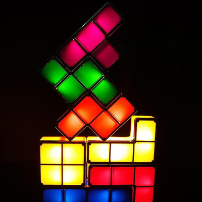 Modulaire Tetris Lamp - LumiBlocks