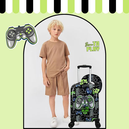 Kinder Bagage Set 5-delig met Hard Shell en Spinnerwielen – Game Day