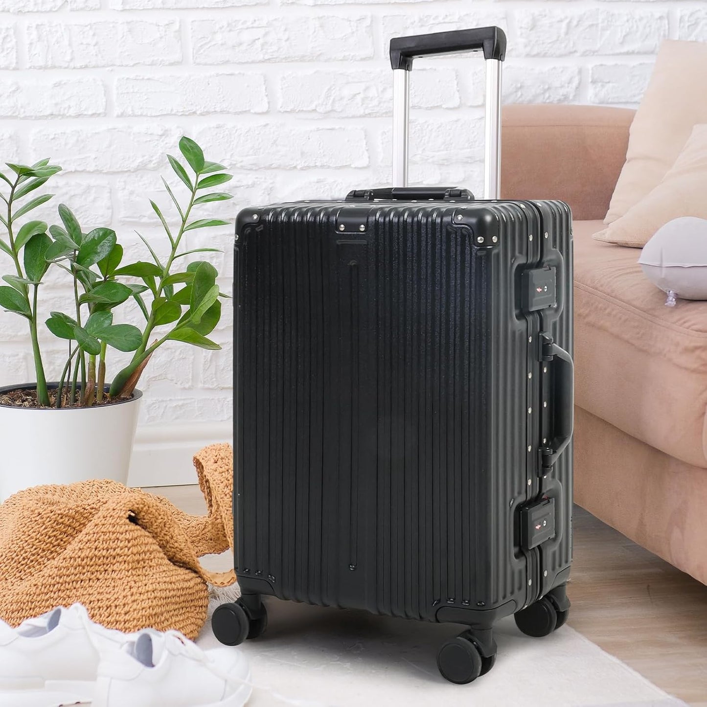 Aluminium Frame Handbagagekoffer met TSA-slot & Stille Wielen