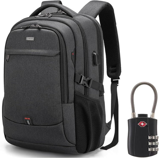 Waterdichte Reis Laptoprugzak met USB-poort & Georganiseerde Opslag