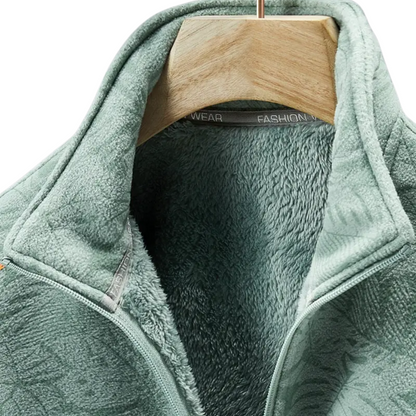 Dames Outdoor Fleecejack winddicht met plantenprint – Marit