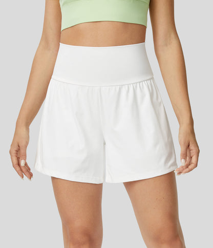 Ademende & Sneldrogende High-Waist Dames Fitnessshorts – Mirabella