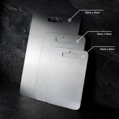Titanium Snijplank Zonder BPA of Microplastics - PureSteel
