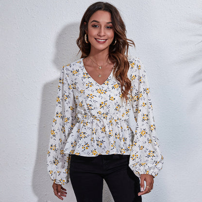 Luchtige & Kleurrijke Damesblouse met Patroon - Leona