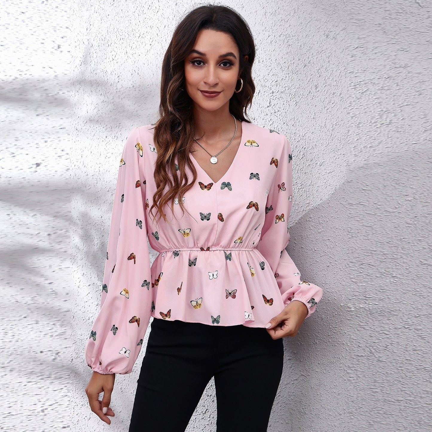 Luchtige & Kleurrijke Damesblouse met Patroon - Leona