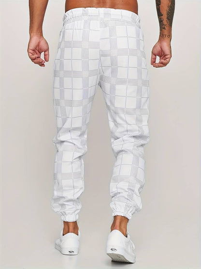 Geruite Heren Joggingbroek - Elian