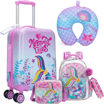 Kinder Bagage Set 5-delig met Hard Shell en Spinnerwielen – Game Day