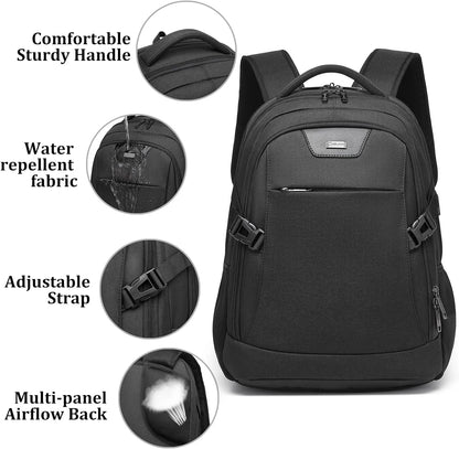 Waterdichte Reis Laptoprugzak met USB-poort & Georganiseerde Opslag