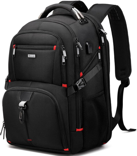 50L Waterdichte Extra Grote Reis Laptoprugzak met USB-poort