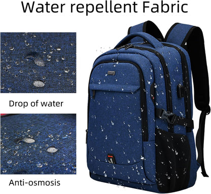 Waterdichte Reis Laptoprugzak met USB-poort & Georganiseerde Opslag