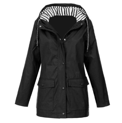 Water- en winddichte damesjas voor de herfst en winter – Leona