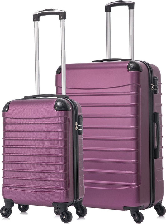 2-Delige Hardshell Kofferset – Bordeaux