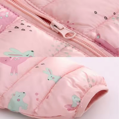 Kinderen Regenjas waterdicht in dons stijl met cartoon-design – Miro