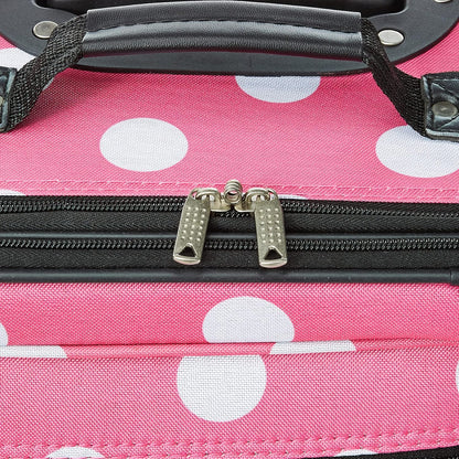 2-delige Zachte Koffer Set met Handbagage Tas & Soepele Wielen