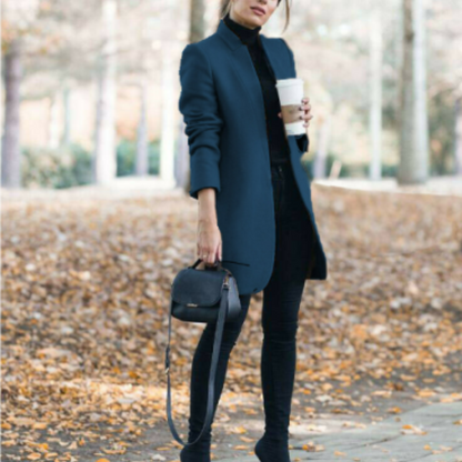 Dames Winterjas met Staande Kraag en Tijdloos Design - Reginel