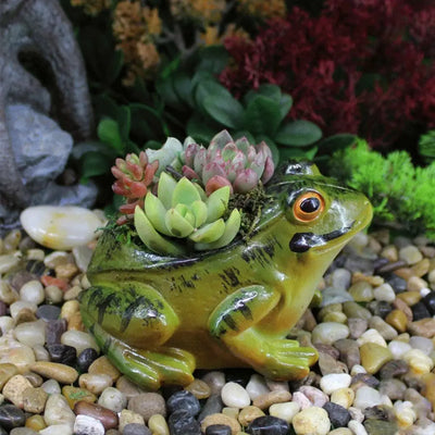 Schattige Ademende Plantpot - FroggyPot