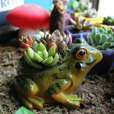 Schattige Ademende Plantpot - FroggyPot