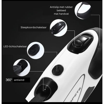 Intrekbare Hondenriem met LED-verlichting - SafePaw