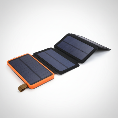 Aufklappbare Solarpowerbank Kunststoff - SunFoldar