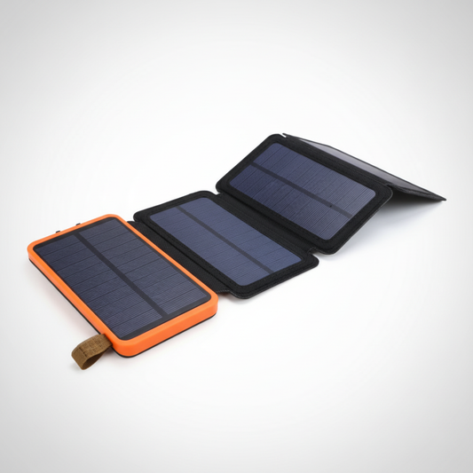 Aufklappbare Solarpowerbank Kunststoff - SunFoldar