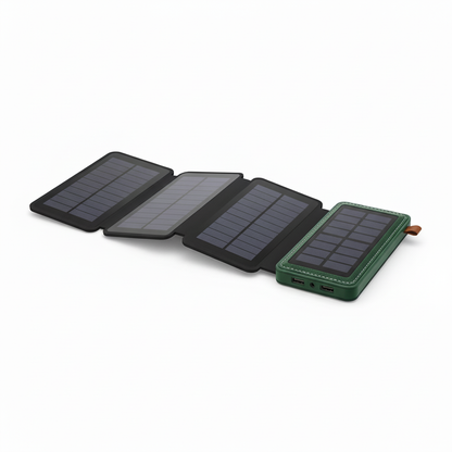 Aufklappbare Solarpowerbank Kunststoff - SunFoldar