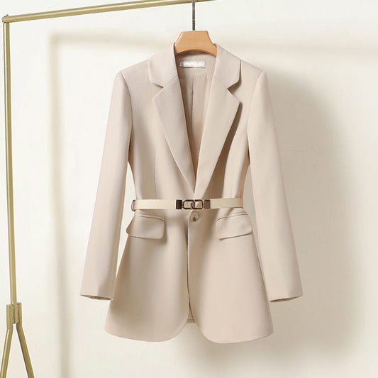 Dames Blazer met Ceintuur – Melisande