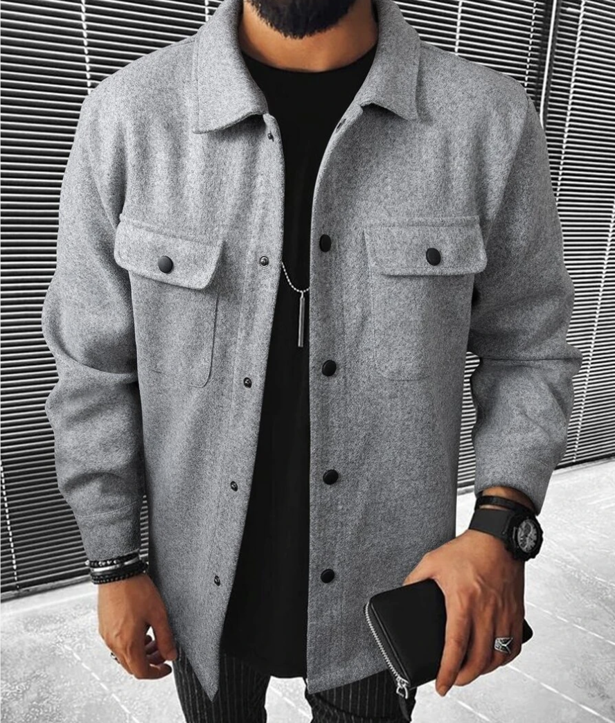 Warm Herenshirt met Zakken – Mateo