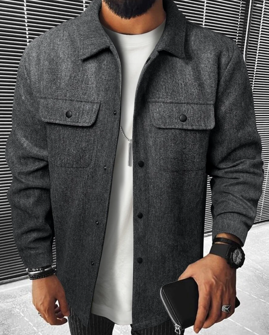 Warm Herenshirt met Zakken – Mateo