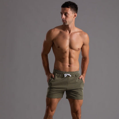 Sneldrogende & Stijlvolle Heren Zwemshorts van Ribstof-Polyester – Niko