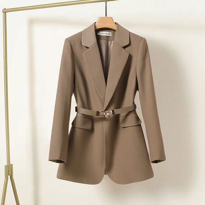 Dames Blazer met Ceintuur – Melisande