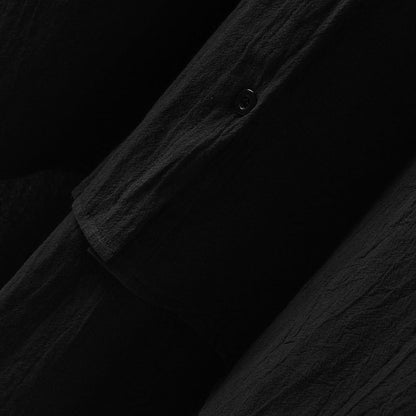 Luchtige Damesblouse met Lange Mouwen en Voorzakken – Selene