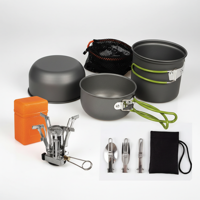 Dreiteiliges Camping Kochset - CampSavor