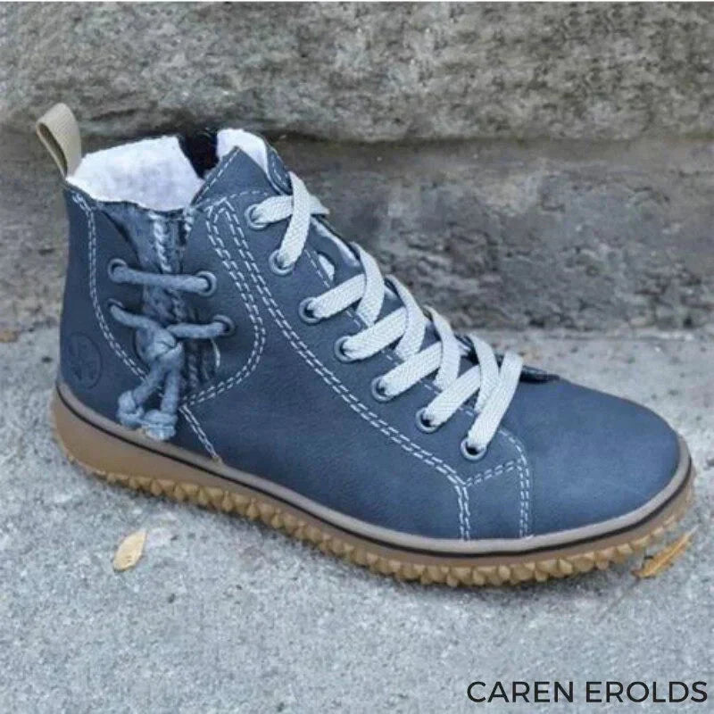 Dames & Heren Winterboots Vintage Ontwerp met Isolatie & Antislip Zool – Norena