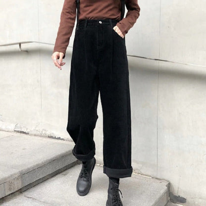 Dames Corduroy Broek met Wijde Pijpen – Emily