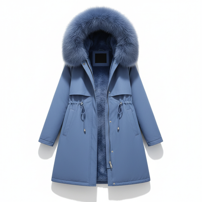 Fleece Parka Mit Kapuze -  Silvia