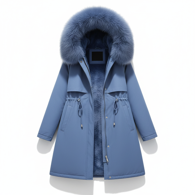 Fleece Parka Mit Kapuze -  Silvia