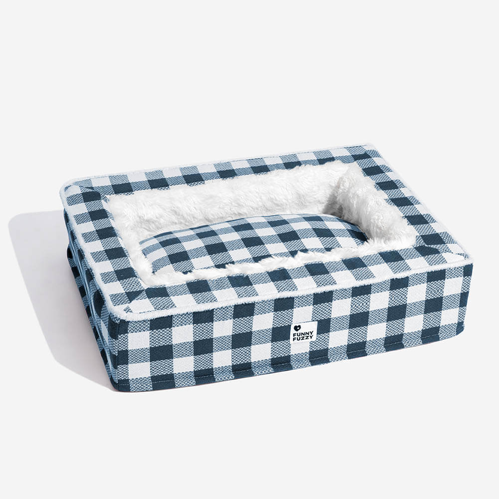 Superzacht Geruit Hondenbed - Scottish Snuggle Bed