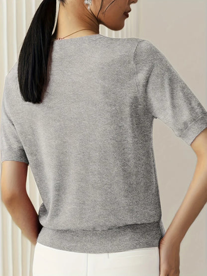 Dames Korte Mouwen Trui – Mila