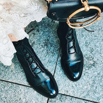 Vintage Dames Enkellaarzen – Marvella