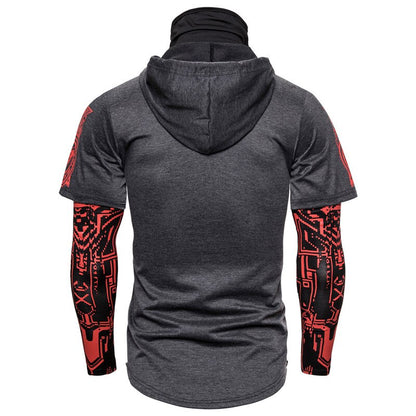Heren-Hoodie met geïntegreerde Skull-Masker – Herfst-Editie ShadowX