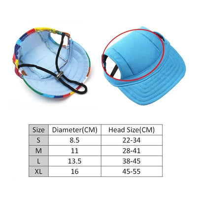 Stijlvolle Ronde Rand Hondenpet - SunnyPaws