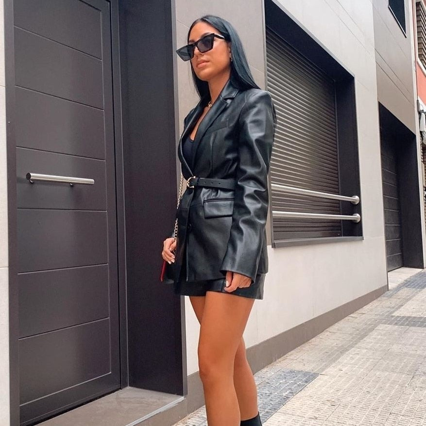 Lange Getailleerde Dames Blazer – Selene