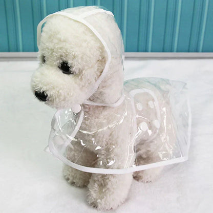 Transparante Waterdichte Regenjas voor Honden - DryPaw