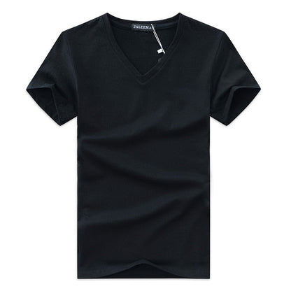 Slim Fit V-hals T-shirt heren – Jonas