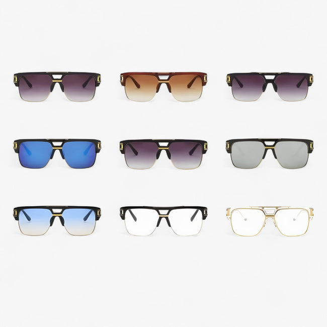 Klassieke Uniseks Spiegelende Zonnebril - Lynor