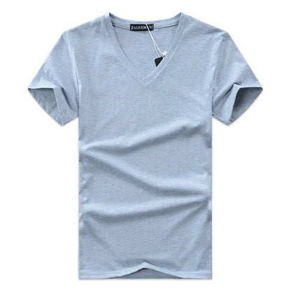 Slim Fit V-hals T-shirt heren – Jonas