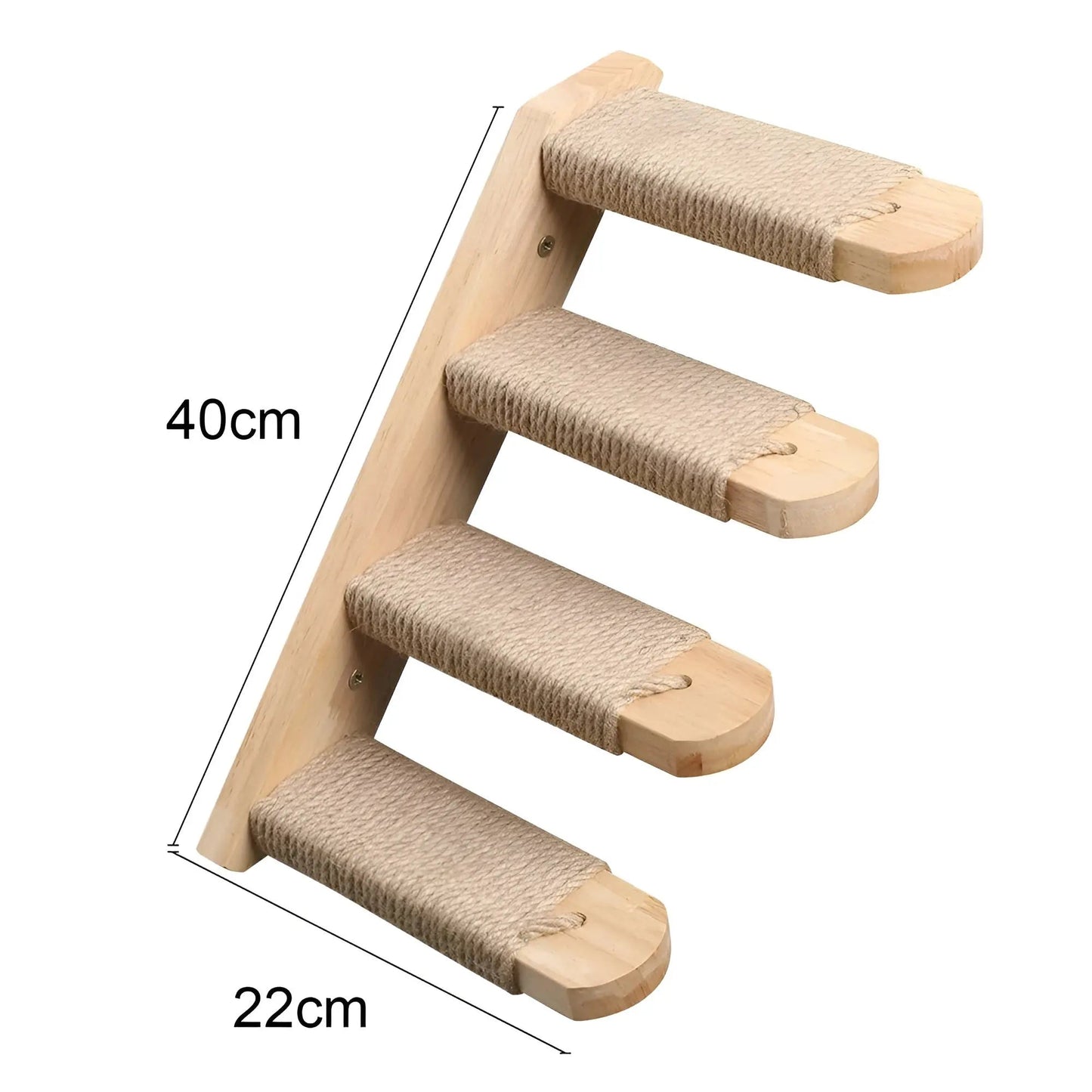 Wandklimplank voor Katten met Krabpaal - ClimbPaws
