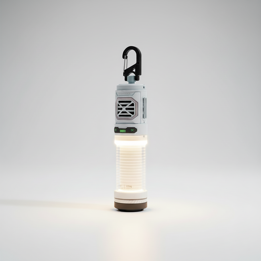 Kompakte 2 In 1 Campinglampe - RepelLight