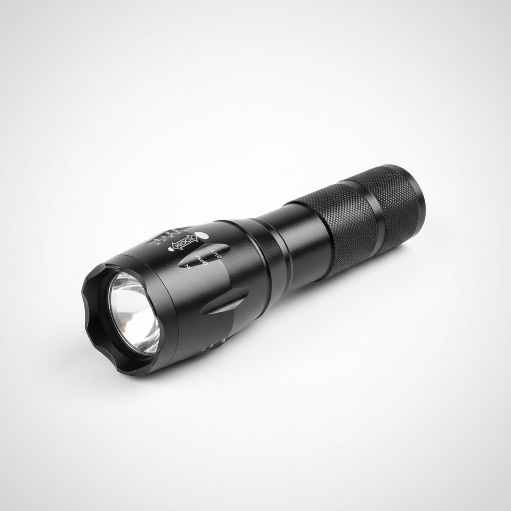 Kompakte Aluminium Taschenlampe - ZoomBeam